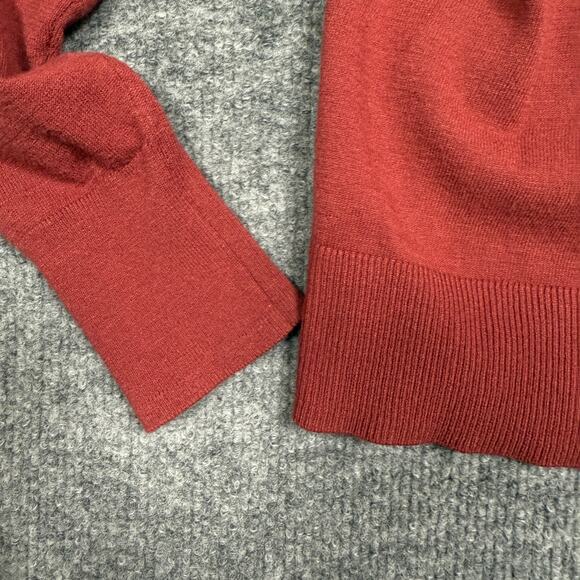 Daily Ritual Mens Sz Medium Crew Neck Sweater Burnt Orange Pullover Long Sleeves - Picture 3 of 7